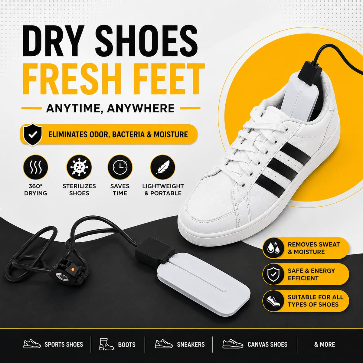 360° Electric Shoe Dryer